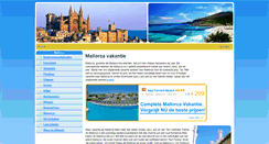 Desktop Screenshot of mallorca-vakanties.com